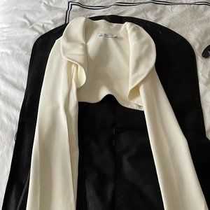 New, unworn & unaltered Ivory Bolero Cape from Safiyaa